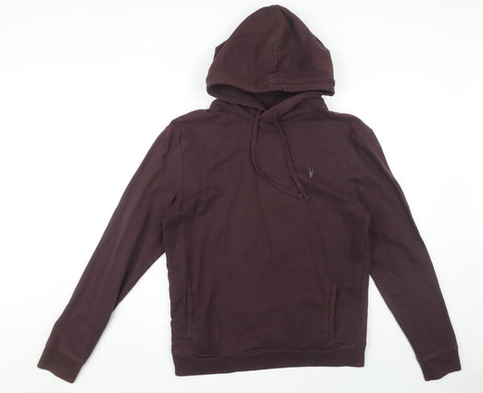 AllSaints Men's Brown Pullover Hoodie S
