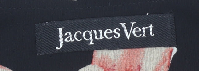 Jacques Vert Women's Black Floral Tank Top Size 14