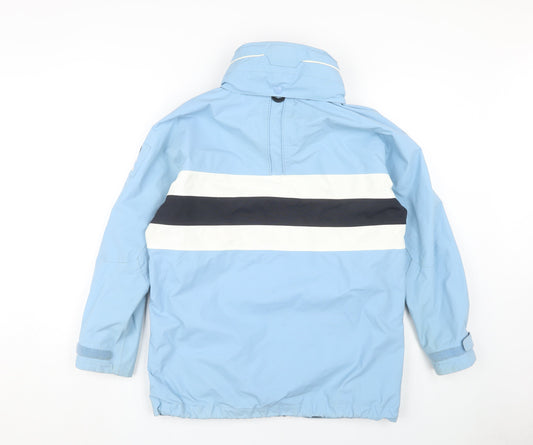 Helly Hansen Blue Ski Jacket Unisex 14 Hooded Waterproof