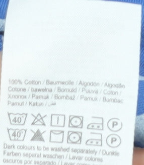 Jack & Jones Men's Blue Surf Graphic T-Shirt Size S