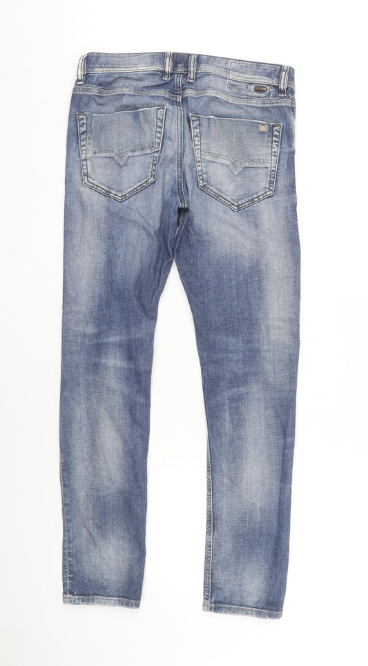 Diesel Men's Blue Skinny Jeans - Size 28
