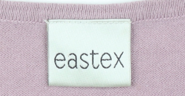 Eastex Women's Pink Beaded T-Shirt - Size 10