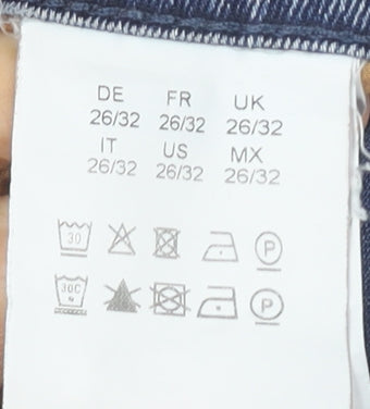 Hugo Boss Men's Blue Straight Jeans 26/32