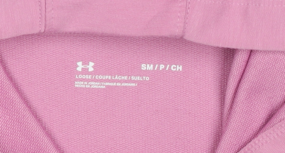 Under Armour Women's Pink Pullover Hoodie S