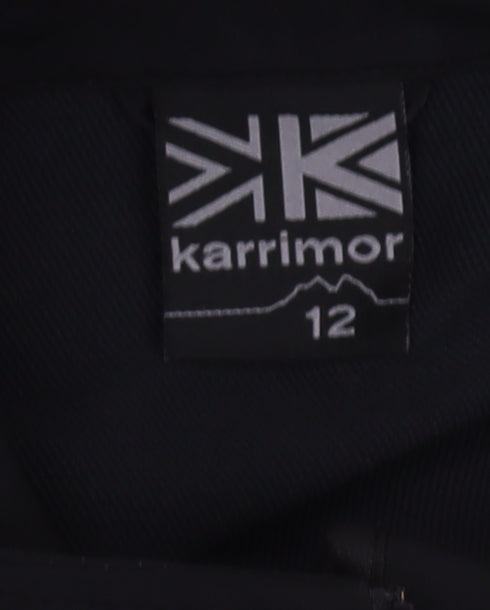 Karrimor Women's Black Jacket Size 12 - Full Zip Casual
