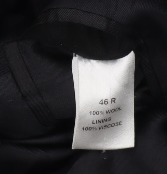 Austin Reed Men's Black Blazer, Size 46 R