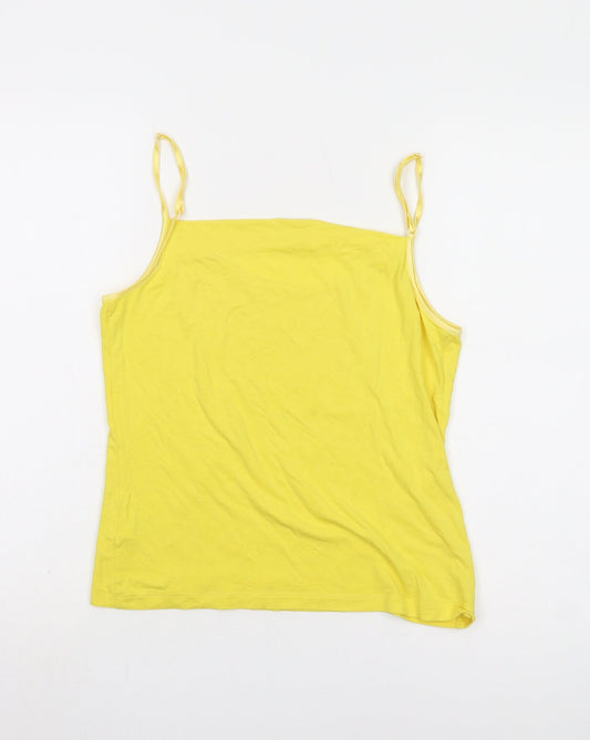 Hobbs Women's Yellow Camisole Tank Top L