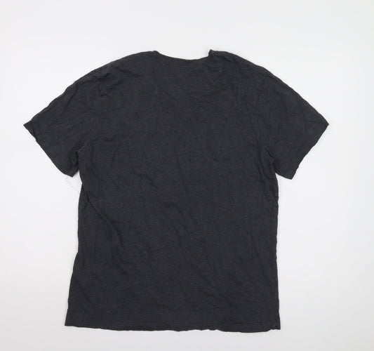 BOSS Men's Black Crew Neck T-Shirt Size L
