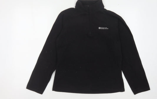 Mountain Warehouse Women's Black Fleece Pullover, Size 8