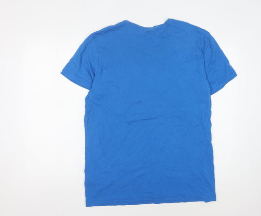 Adidas Men’s Blue Crew Neck T-Shirt Size L