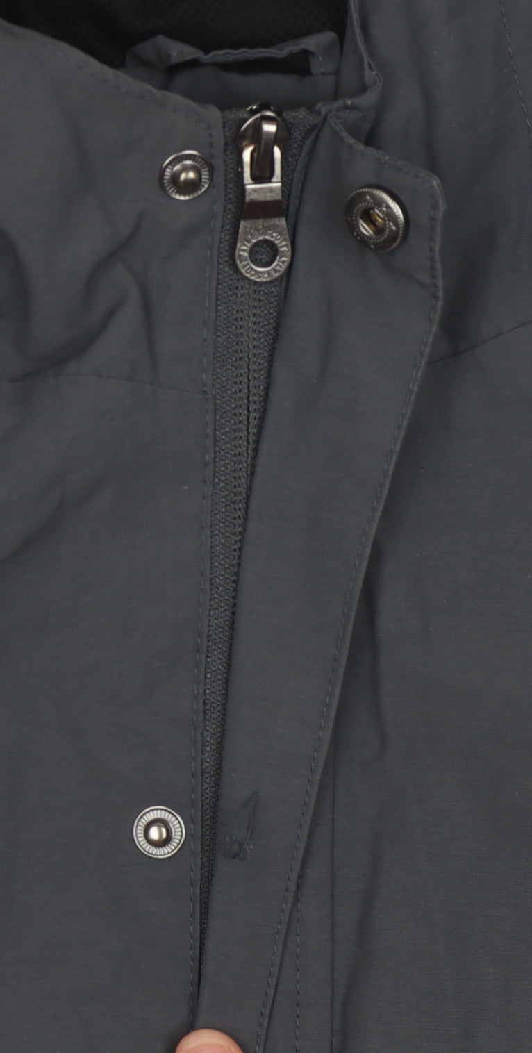 Additional view of Lyle & Scott boys’ grey bomber jacket, 12-13 years, hooded, zip