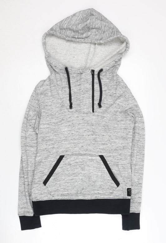 Mens UK S Regular Converse Grey Pullover Hoodie