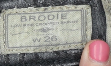 AllSaints Women's Grey Skinny Jeans Size 26 with Ankle Zip