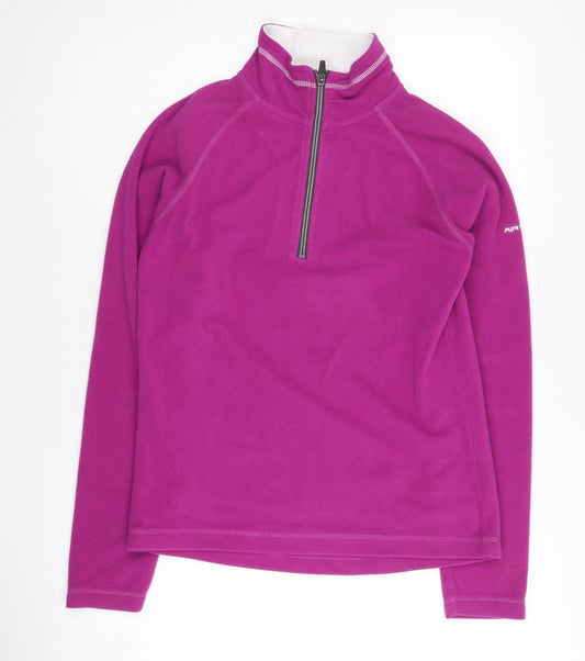Trespass Women's Pink Fleece Sweatshirt, Size 10