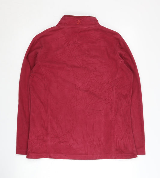 Womens UK 12 Regular Gelert Red Pullover Sweatshirt