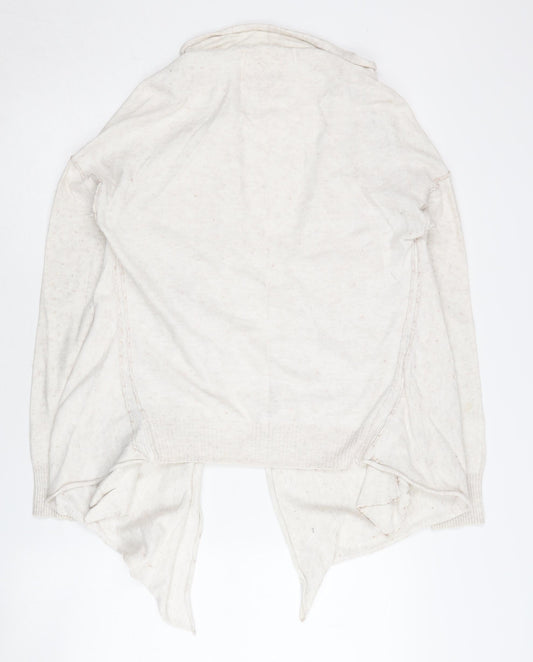 Fat Face Women's Ivory Open Front Cardigan Size 10