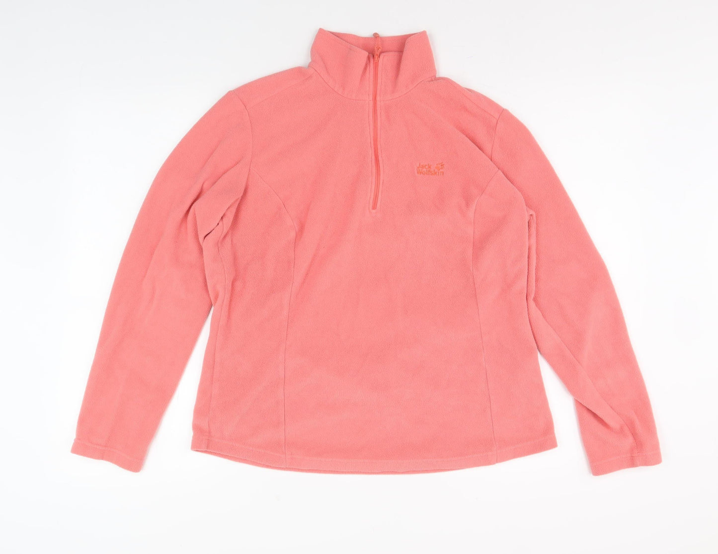 Jack Wolfskin Women's Pink Fleece Pullover XL