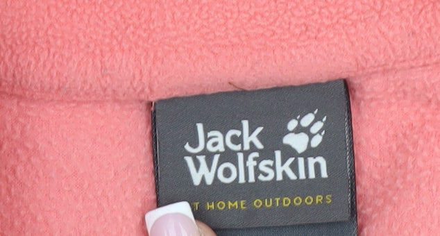 Jack Wolfskin Women's Pink Fleece Pullover XL