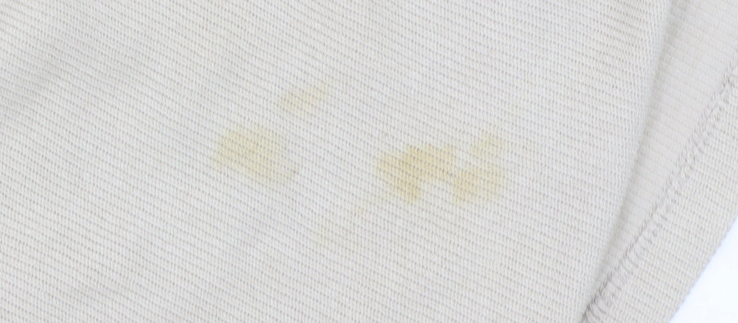 Fred Perry Men's Beige XL 1/4 Zip Sweatshirt