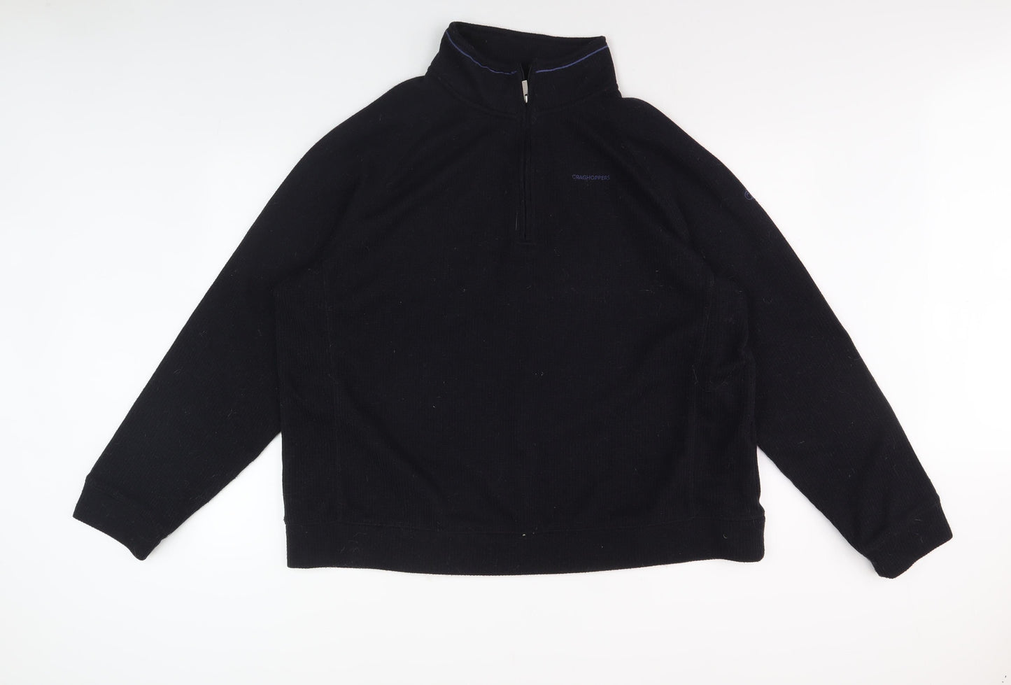 Craghoppers Men's Black 2XL 1/2 Zip Jumper
