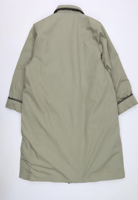 St Michael Women's Beige Long Overcoat Size 14