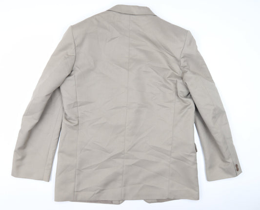 City inc Men's Beige Blazer 44L Regular Fit Jacket