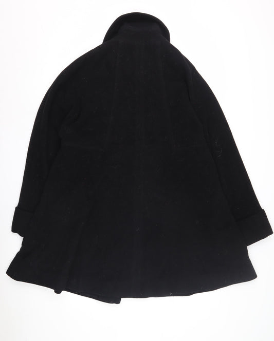 Damsel in a Dress Women's Black Pea Coat Size 10