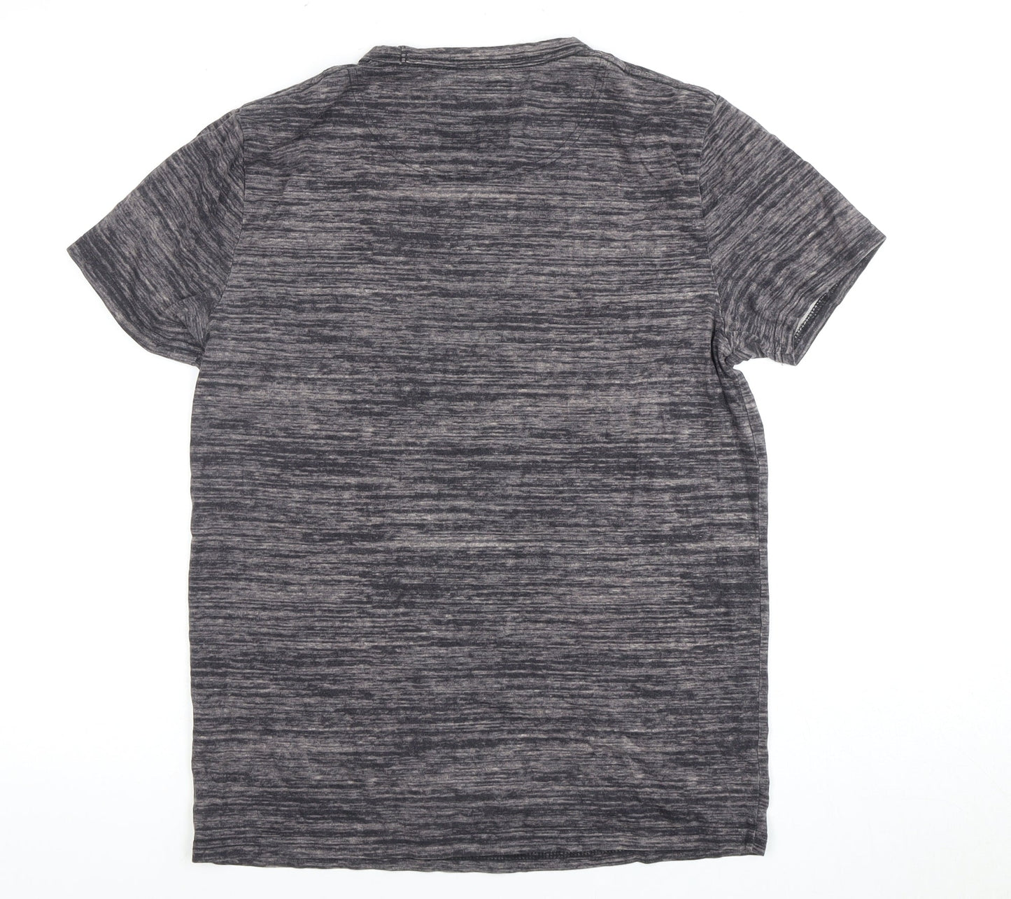 Hollister Men's Grey Logo T-Shirt Size S