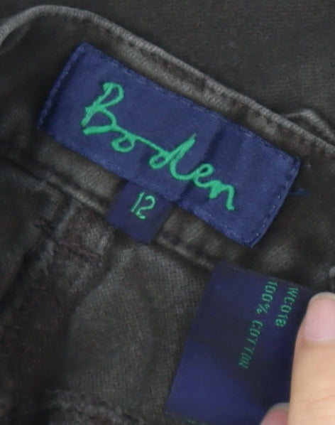 Boden Women's Black Straight Trousers Size 12