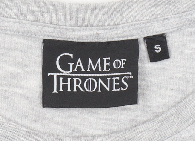 Game of Thrones Stark Grey Men's T-Shirt, Size S
