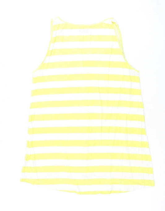Womens UK Size S Jacqueline de Yong Yellow Modal Tank