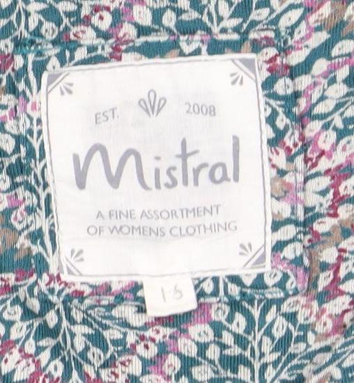 Mistral Women's Multicoloured Floral Shift Dress S