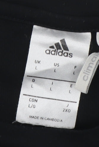 Adidas Men's Black L Active T-Shirt, Gym & Running