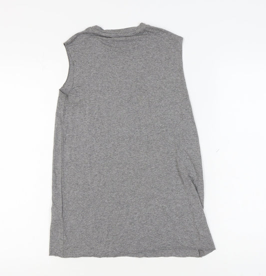 AllSaints Women's Grey Sleeveless Tank Top - Size S