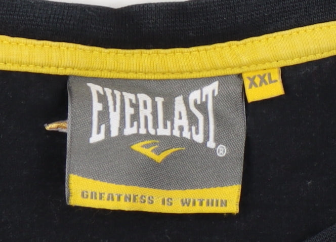 Everlast Men's Black 2XL Geometric T-Shirt