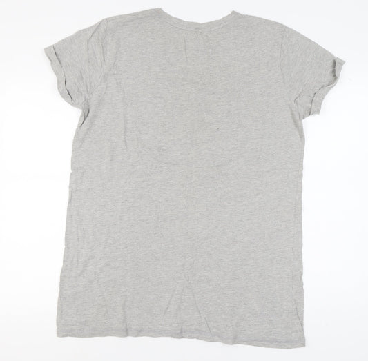 Disney Women’s Grey Cartoon T-Shirt Nightshirt M