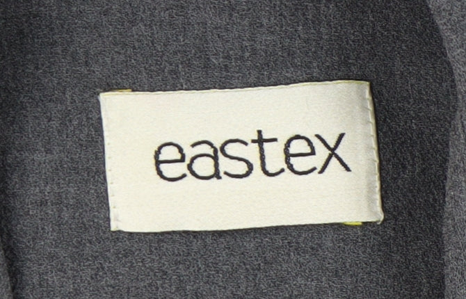 Eastex Women's Grey Button-Up Shirt - Size 10