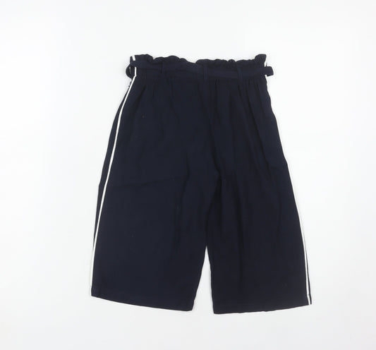 Jasper Conran Girls Black Paperbag Trousers 5-6 Years