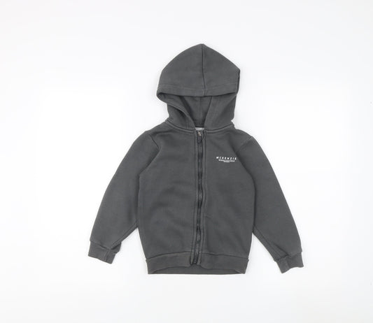 McKenzie Boys Grey Full Zip Hoodie 6-7 Years