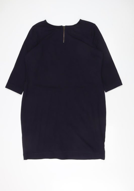 Laura Ashley Women's Black Sheath Dress Size 16