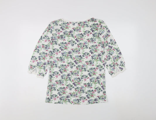 Fatface Women's Multicoloured Floral Blouse Size 10