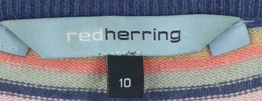 Brand and care label for Red Herring Women's Multicoloured Cardigan, size 10
