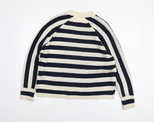 Hilfiger Denim Women's Striped Pullover Jumper, Multicoloured, S