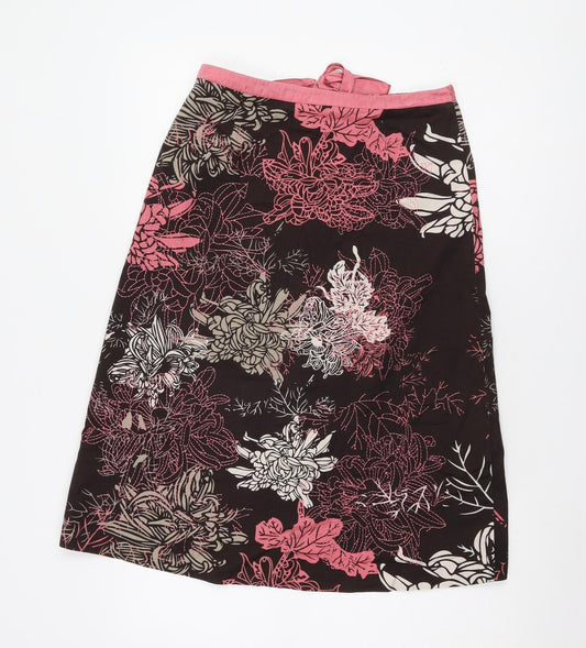 White Stuff Women's Multicoloured Floral Skirt Size 10
