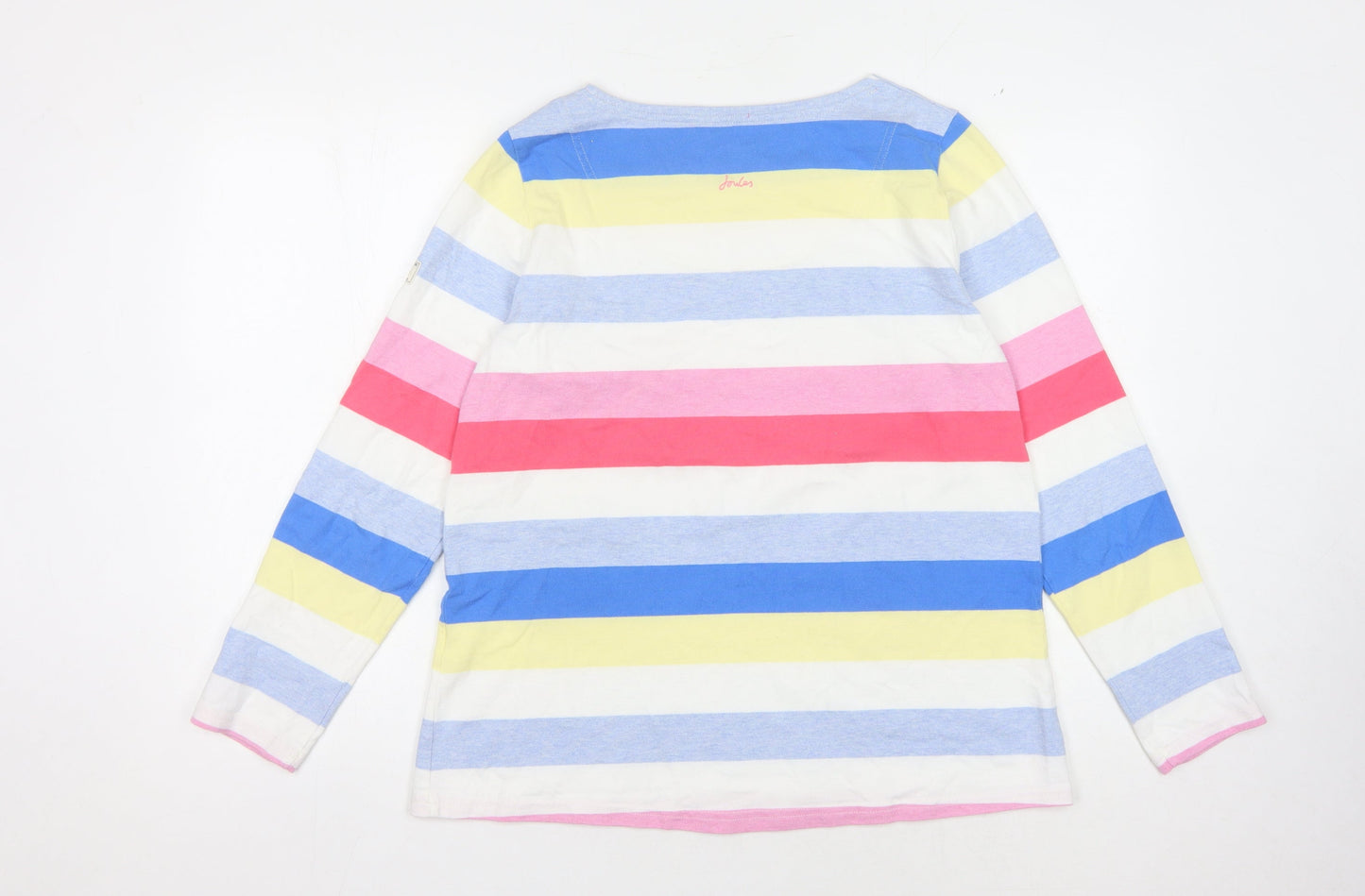 Joules Women's Multicoloured Striped Cotton T-Shirt