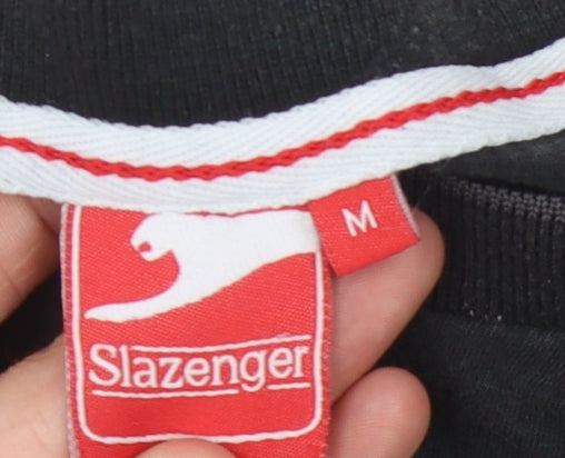 Slazenger Men's Black M T-Shirt Crew Neck