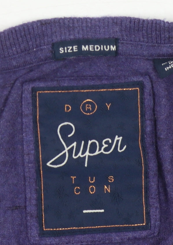 Superdry Women's Purple Medium Tank Top, Casual Summer Style