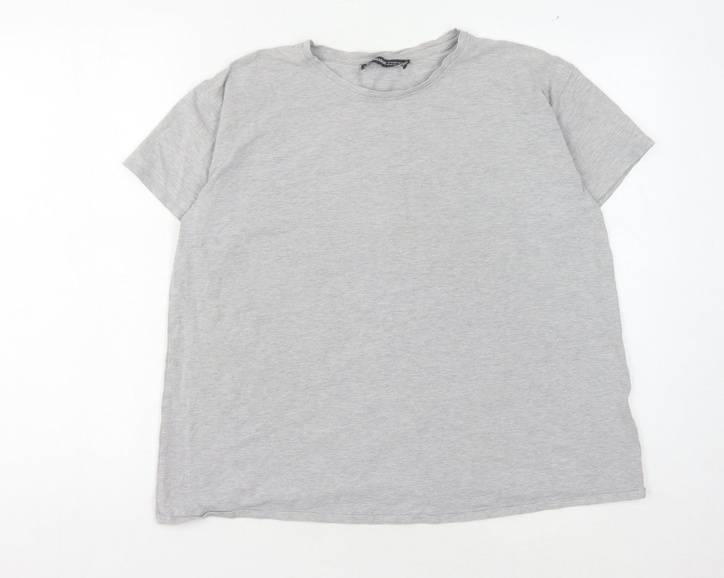 Threadbare Women's Grey T-Shirt, Size 10, Crew Neck