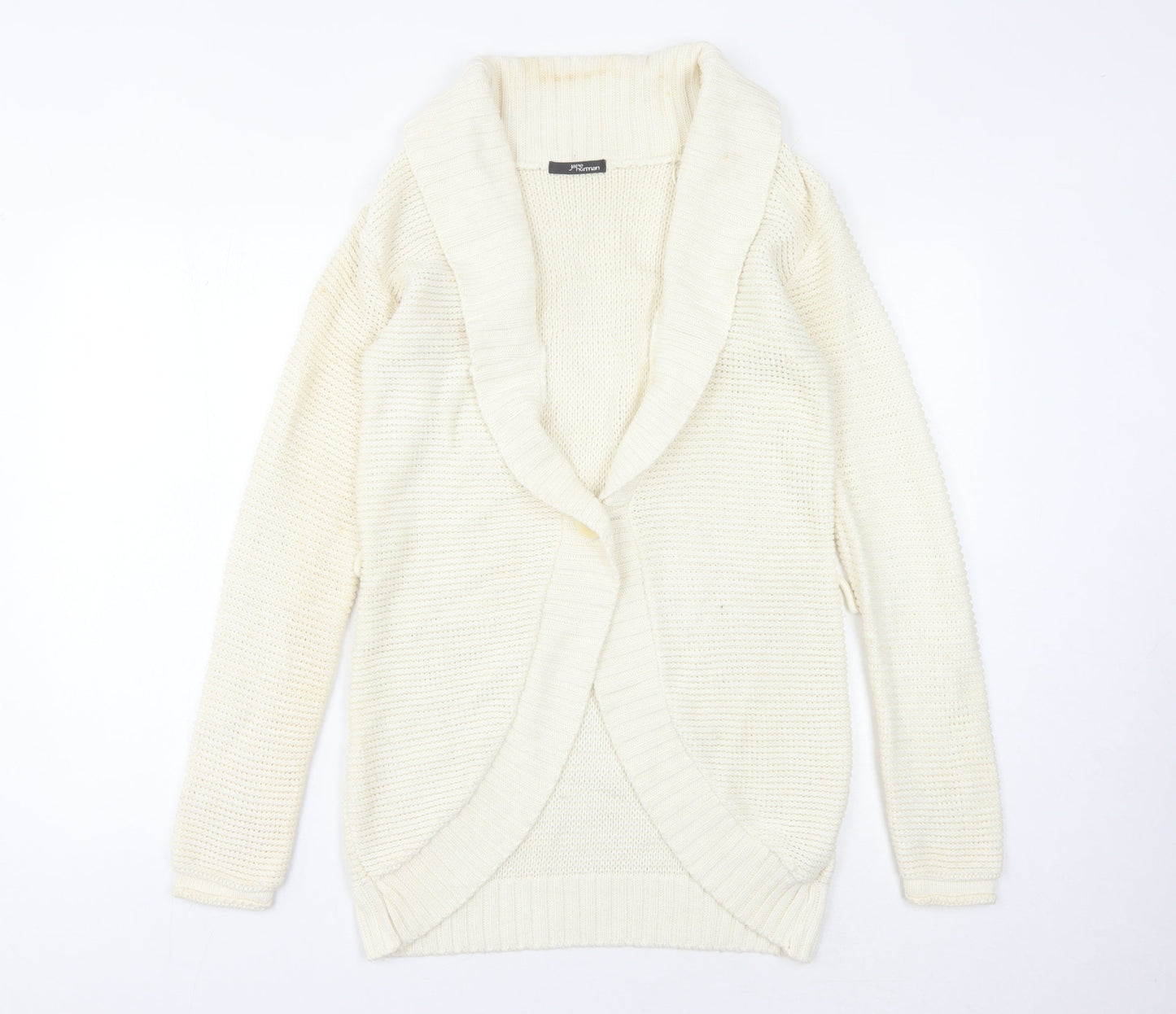 Jane Norman Women's Ivory Cardigan Size 16