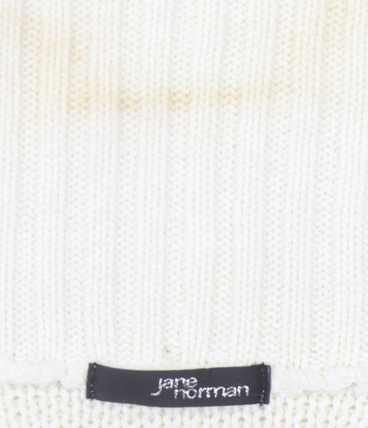 Jane Norman Women's Ivory Cardigan Size 16